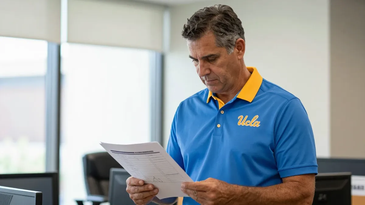 UCLA hires former Lakers exec Tim Harris as athletic director and CEO to fix a $241 million deficit, replacing fired...