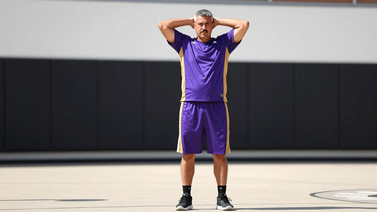 Los Angeles Lakers unveil 2026 Emirates NBA Cup court design featuring 17 stars